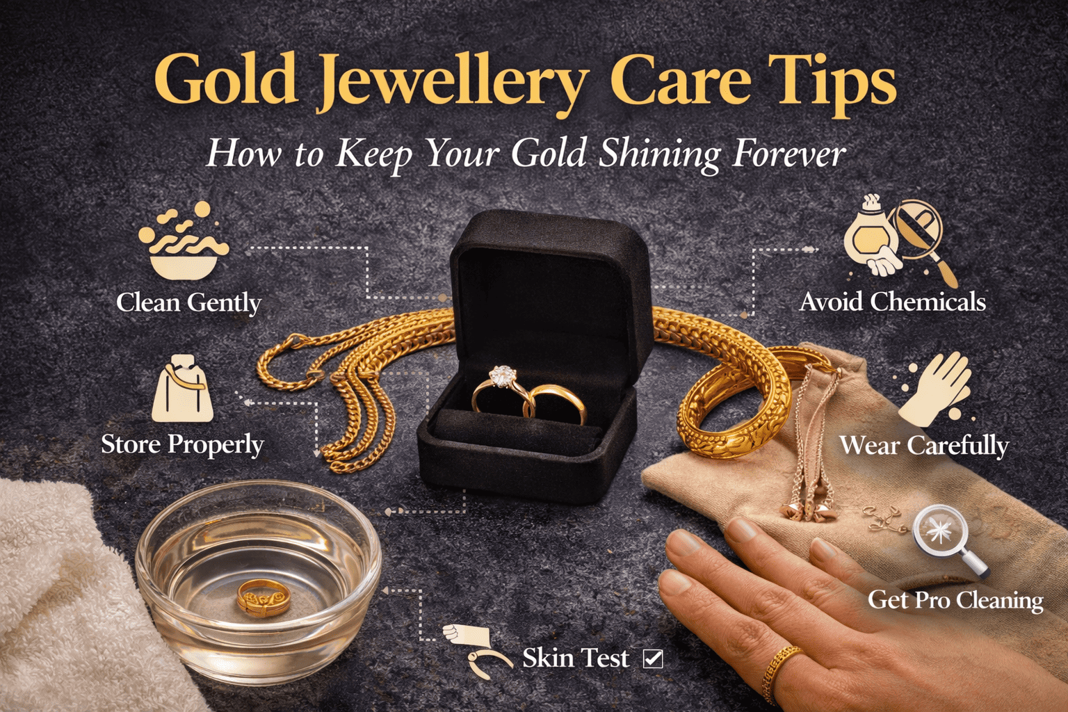 Gold Jewellery Care Tips: How to Keep Your Gold Shining Forever